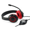 (CCHATSTARU2R) CONCEPTRONIC AURICULARES BIAURAL ESTEREO MICRÓFONO FLEXIBLE C/ CABLE USB ROJO