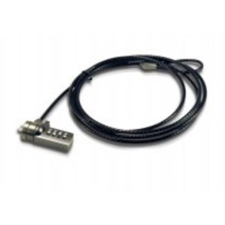 (CNBCOMLOCK18) CONCEPTRONIC CABLE DE SEGURIDAD PARA PORTÁTIL POR COMBINACION 1.8 M NEGRO/GRIS