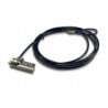 (CNBCOMLOCK18) CONCEPTRONIC CABLE DE SEGURIDAD PARA PORTÁTIL POR COMBINACION 1.8 M NEGRO/GRIS