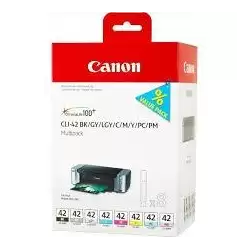 (6384B010) CANON TINTA MULTIPACK PIXMA PRO 100 CARTUCHOS (PACK 8 COLORES) - CLI 42