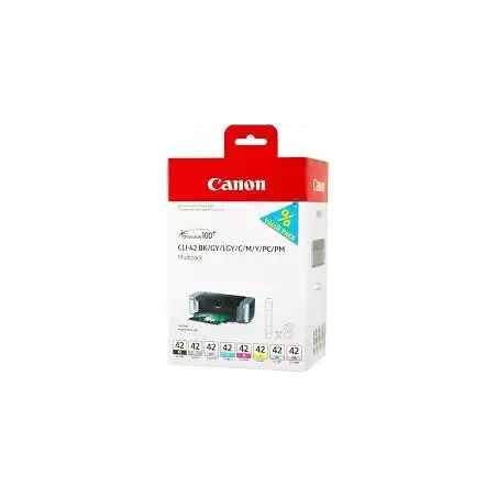 (6384B010) CANON TINTA MULTIPACK PIXMA PRO 100 CARTUCHOS (PACK 8 COLORES) - CLI 42