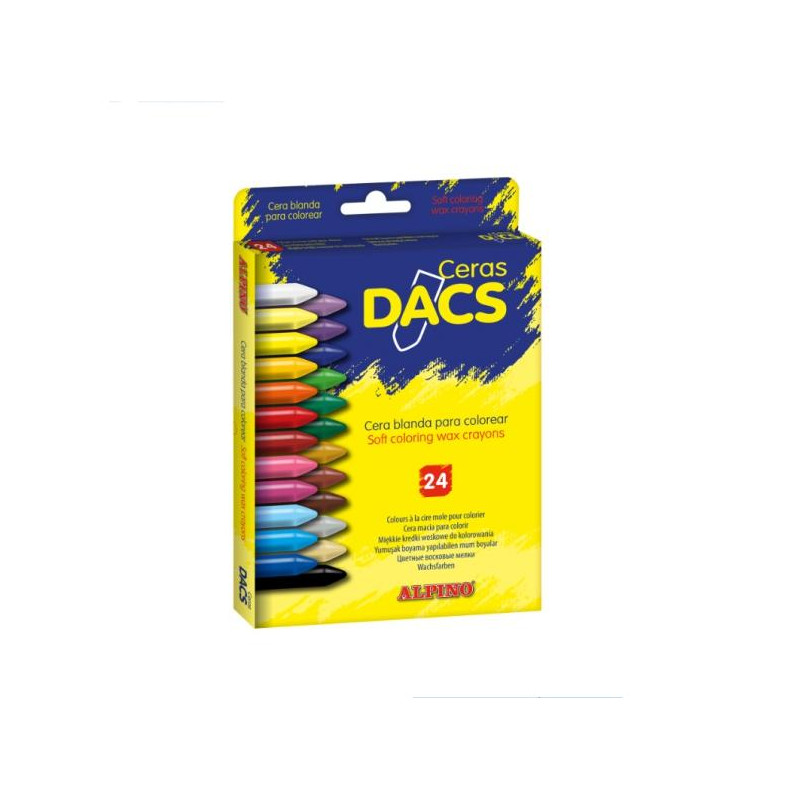 (DA050295) DACS CERAS DACS 55MM COLORES SURTIDOS ESTUCHE 24 UD