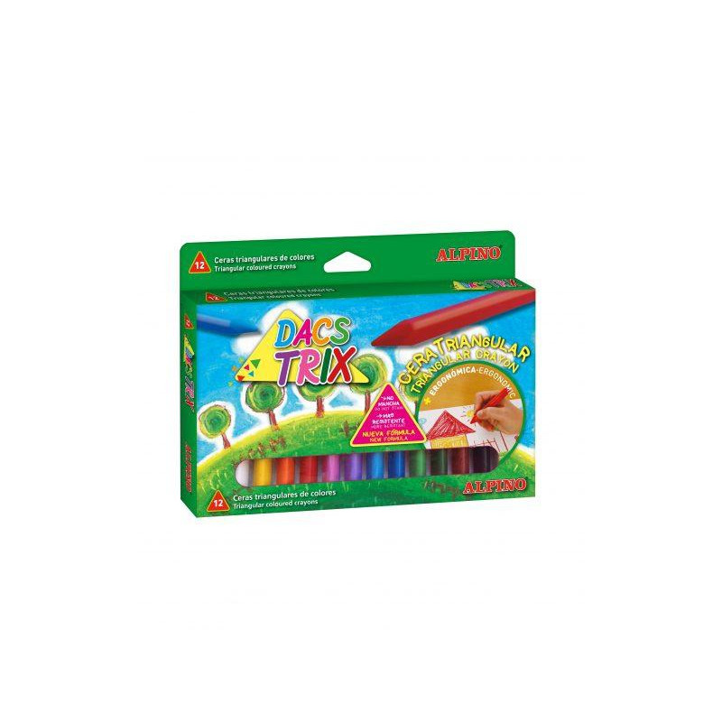 (DA000125) DACS CERAS DACSTRIX 85MM COLORES SURTIDOS ESTUCHE 12 UD