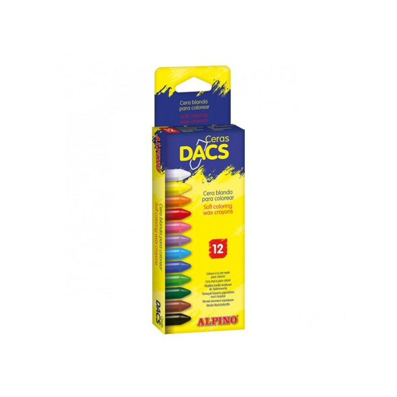 (DA050290) DACS CERAS DACS 55MM COLORES SURTIDOS ESTUCHE 12 UD