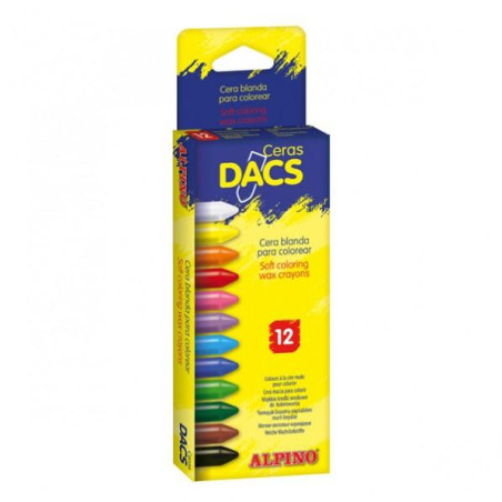 (DA050290) DACS CERAS DACS 55MM COLORES SURTIDOS ESTUCHE 12 UD
