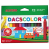 (DC050290) DACSCOLOR CERAS 80MM SEMIBLANDAS NO MANCHAN SURTIDOS -ESTUCHE DE 12U-