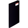 (27347) ESSELTE CARPETA CON PINZA MINICLIP LATERAL A4 C/TARJETERO PVC NEGRO