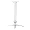 (CP04TSRE-133) AISENS SOPORTE UNIVERSAL GIRATORIO INCLINABLE Y EXTENSIBLE DE TECHO PARA PROYECTOR BLANCO