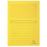 (50109E) EXACOMPTA SUBCARPETA A4 FOREVER CON VENTANA AMARILLO -100U-
