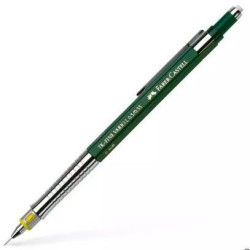 (135300) FABER CASTELL PORTAMINAS TK-FINE VARIO L 0,35MM VERDE/PLATA