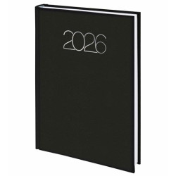 (0D0758618) DEUSTO DIETARIO-D07 BASE 58-PREMIUM 14.5X20.5CM DP 618-NEGRO 2026