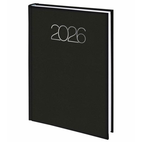 (0D0758618) DEUSTO DIETARIO-D07 BASE 58-PREMIUM 14.5X20.5CM DP 618-NEGRO 2026