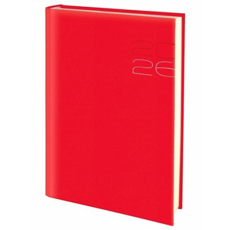 (0E1104C20) DEUSTO AGENDA-E11 DÍA 04-POSITANO 17X24CM DP C20-ROJO 2026