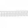 (5114801) FELLOWES ESPIRAL METÁLICA PASO 5:1 46MM A4 BLANCO PACK 25 UD