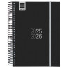 (633126026) FINOCAM AGENDA PARA ESTUDIANTES ESPIRAL E10 - 155X212MM 1DP NEGRO 2025-2026