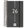 (741086026) FINOCAM AGENDA ESPIRAL YEAR E3-79X127MM 1DP TAPA PP NEGRO 2026