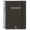 (743526026) FINOCAM AGENDA ESPIRAL MY E10-155X212MM 1DP TAPA DURA NEGRO 2026