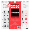 (780570026) FINOCAM CALENDARIO DE PARED NÚMEROS GRANDES 30X30-300X300MM MV NEUTRO 2026