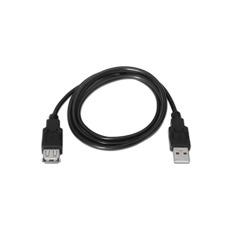 (A101-0017) AISENS CABLE PROLONGADOR USB 2.0 TIPO A/M - A/H NEGRO 3