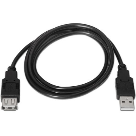 (A101-0017) AISENS CABLE PROLONGADOR USB 2.0 TIPO A/M - A/H NEGRO 3