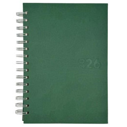 (25002535) DIDEX AGENDA BOSTON ESPIRAL 21DZ 14.5X21CM VERDE 2026