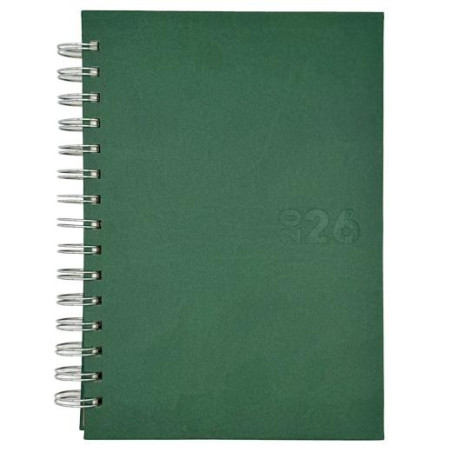 (25002535) DIDEX AGENDA BOSTON ESPIRAL 21DZ 14.5X21CM VERDE 2026