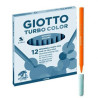(F485005) GIOTTO ROTULADORES TURBO COLOR NARANJA ESTUCHE 12 UD
