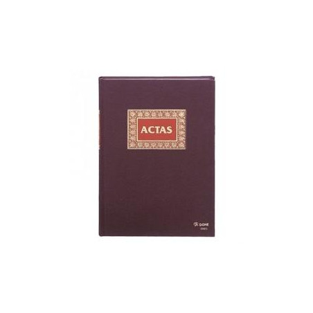 (09905) DOHE LIBRO DE ACTAS FOLIO NATURAL 100 HOJAS