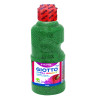 (F53120500) GIOTTO TÉMPERA GLITTER VERDE BOTELLA 250 ML