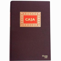 (09909) DOHE LIBRO CAJA DE CONTABILIDAD 100H NUMERADAS FOLIO NATURAL