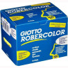 (F539601) GIOTTO TIZA ROBERCOLOR AMARILLO ANTIPOLVO CAJA DE 100