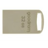 (UPO3-032) GOODRAM PENDRIVE METAL USB FLASH DRIVE 32GB C/RANURA PARA COLGAR Y LLAVERO USB 3.0 PLATA