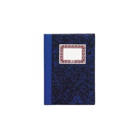 (09950) DOHE CUADERNO CARTONÉ 100H FOLIO NATURAL 70GR RAYADO HORIZONTAL AZUL