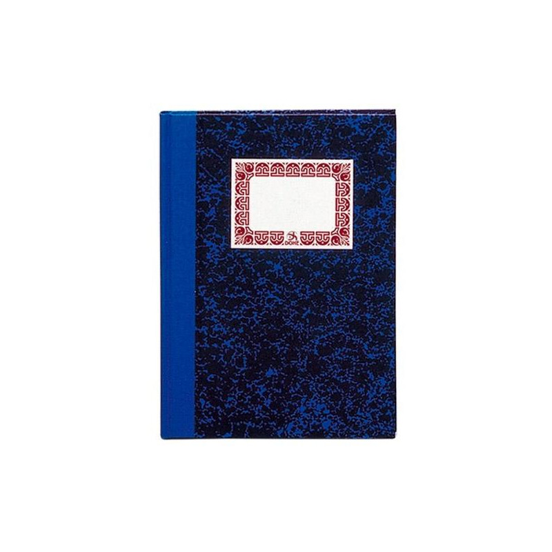 (09981) DOHE CUADERNO CARTONÉ 80H CUARTO NATURAL RAYADO HORIZONTAL 70GR AZUL