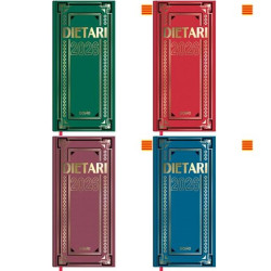 (11156-2026) DOHE DIETARIO DOS TERCIOS 14.5X31CM DP CARTÓN GELTEX C/SURTIDOS 2026 CATALÁN