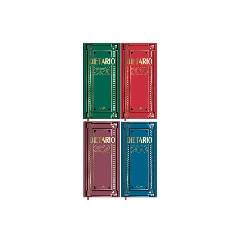 (11151-2026) DOHE DIETARIO DOS TERCIOS 14.5X31CM DP CARTÓN GELTEX C/SURTIDOS 2026