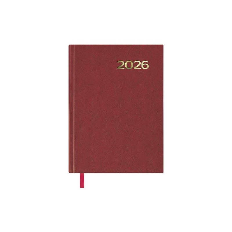 (11402-2026) DOHE AGENDA ANUAL SÍNTEX 14X20CM DP BURDEOS 2026