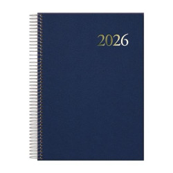 (12733-2026) DOHE AGENDA ANUAL SEGOVIA ESPIRAL 14X20CM DP AZUL 2026