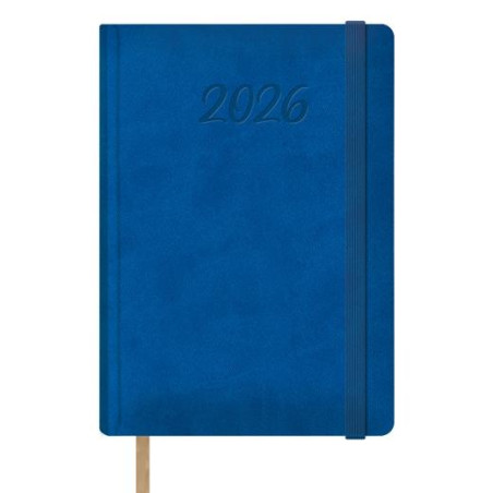 (12878-2026) DOHE AGENDA ANUAL SAMBA 15X21CM DP CIERRE C/GOMA AZUL 2026
