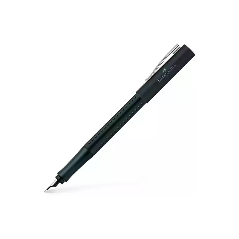 (140994) FABER CASTELL PLUMA ESTILOGRÁFICA GRIP 2011 EF NEGRO MATE