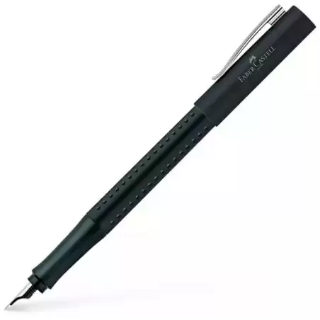 (140994) FABER CASTELL PLUMA ESTILOGRÁFICA GRIP 2011 EF NEGRO MATE