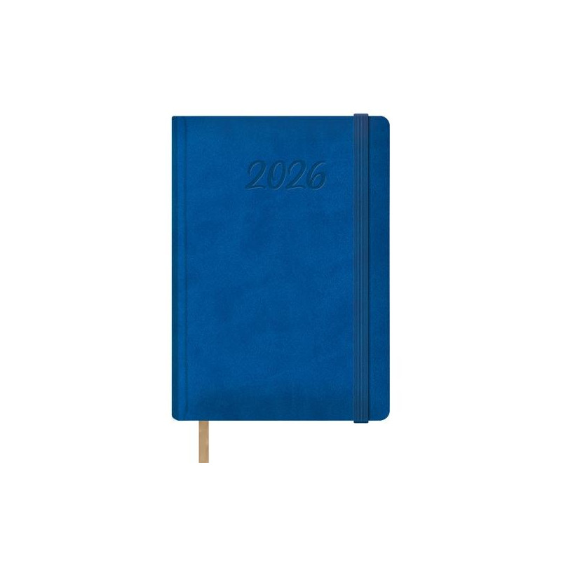 (12878-2026) DOHE AGENDA ANUAL SAMBA 15X21CM DP CIERRE C/GOMA AZUL 2026