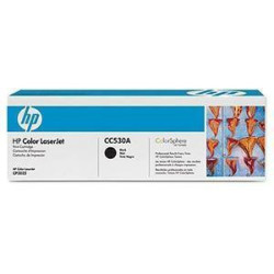 (CC530A) HP TONER LASER NEGRO LASERJET CP 2025 2020 CM2320 - 304 A