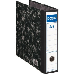 (09117) DOHE ARCHIVADOR PALANCA ARCHINOVO A4 LOMO ANCHO CARTÓN FORRADO NEGRO JASPEADO