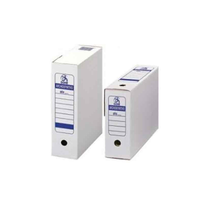 (09151) DOHE CAJA ARCHIVO DEFINITIVO FOLIO MONTAJE RÁPIDO CARTÓN BLANCO PACK 50 UD