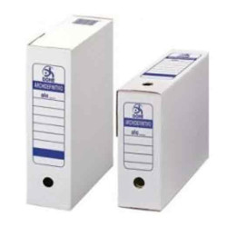 (09151) DOHE CAJA ARCHIVO DEFINITIVO FOLIO MONTAJE RÁPIDO CARTÓN BLANCO PACK 50 UD