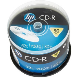(69307) HP CD-R , 700MB, 52X, TARRINA DE 50 UNIDADES