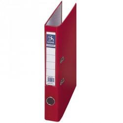 (09412) DOHE ARCHIVADOR PALANCA ARCHICOLOR FOLIO LOMO ESTRECHO RADO CARTÓN FORRADO PP ROJO