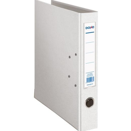 (09483) DOHE ARCHIVADOR PALANCA ARCHICOLOR FOLIO LOMO ESTRECHO RADO CARTÓN FORRADO PP BLANCO