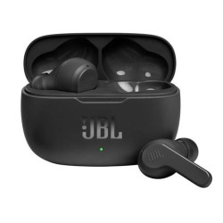(WAVE200TWS/BK) JBL AURICULARES INALÁMBRICOS BLUETOOTH CON MICROFONO NEGRO
